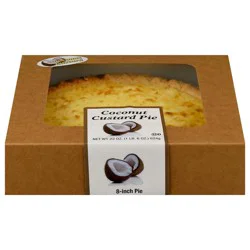 Giant Bakery Coconut Custard Pie 8 Inch