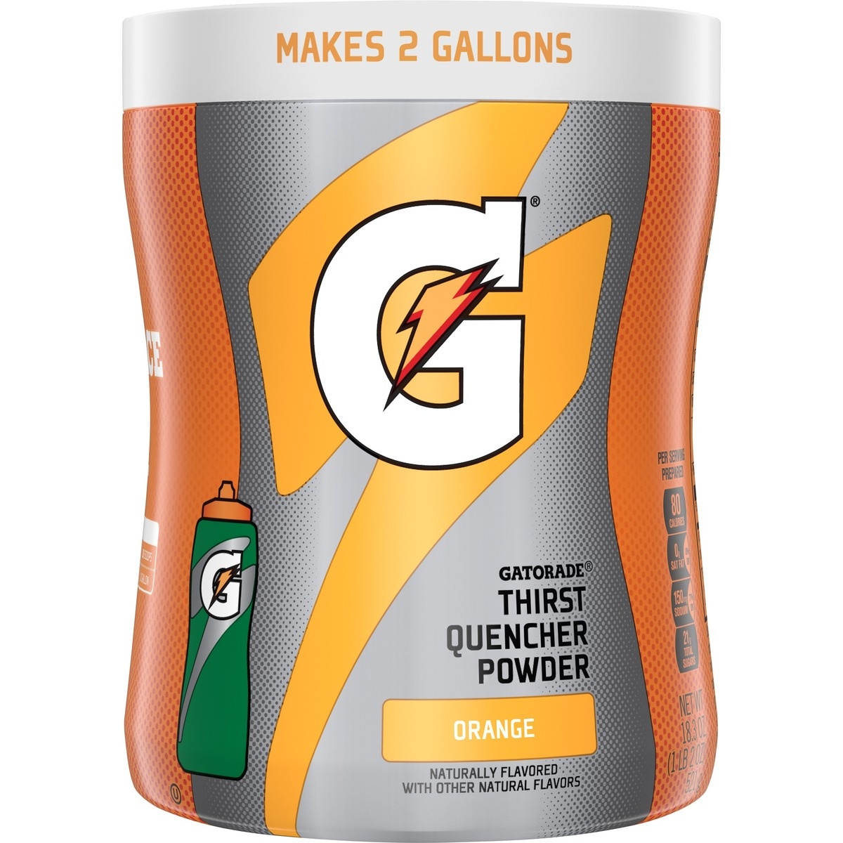 slide 4 of 6, Gatorade Orange Thirst Quencher Powder, 18 oz