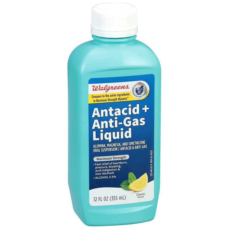 slide 5 of 5, Walgreens Comfort Antacid Max, 12 fl oz