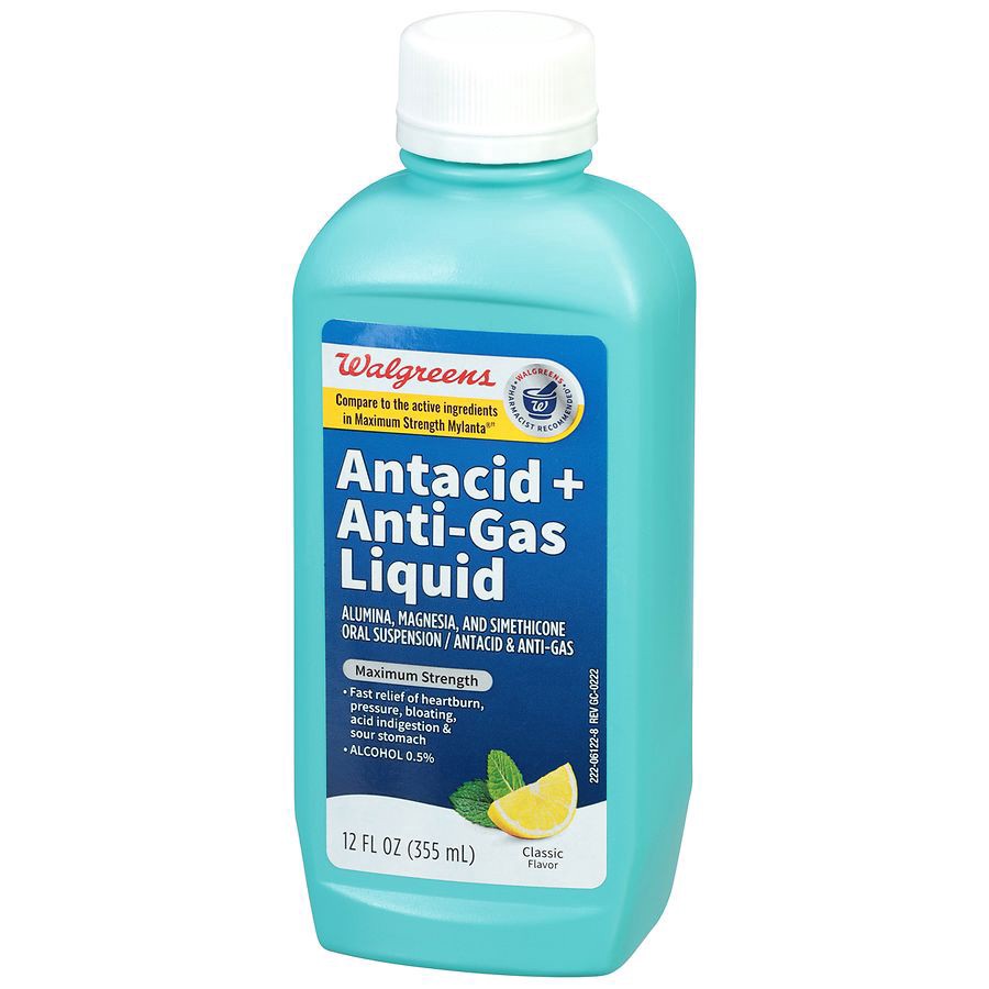 slide 4 of 5, Walgreens Comfort Antacid Max, 12 fl oz