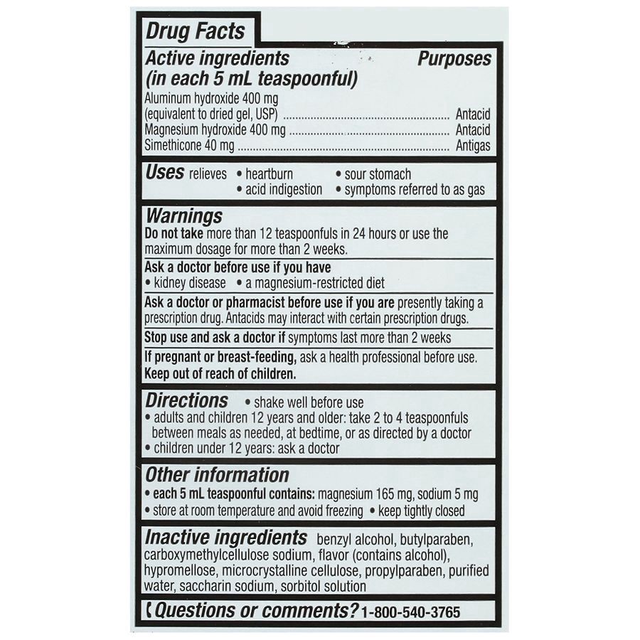 slide 2 of 5, Walgreens Comfort Antacid Max, 12 fl oz