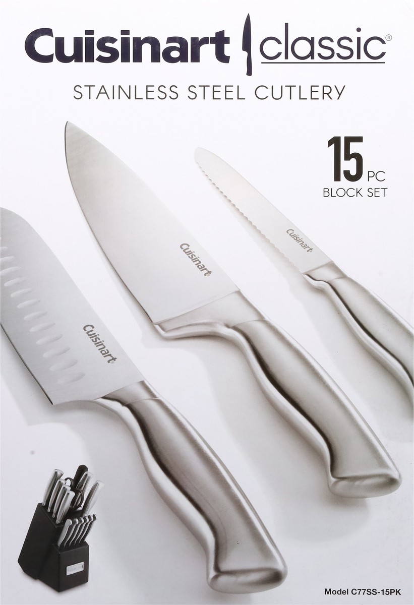 slide 5 of 11, Cuisinart Cutlery, Stainless Steel, 15 ct