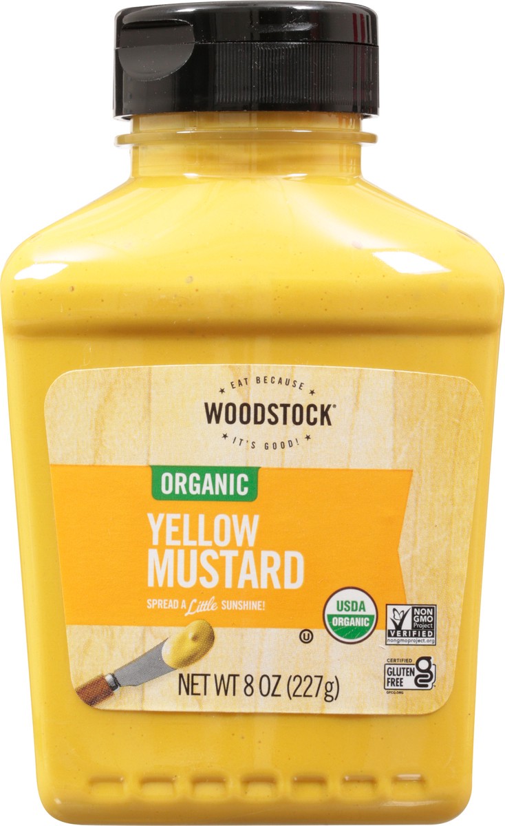 slide 7 of 9, Woodstock Yellow Organic Mustard 8 oz, 8 oz