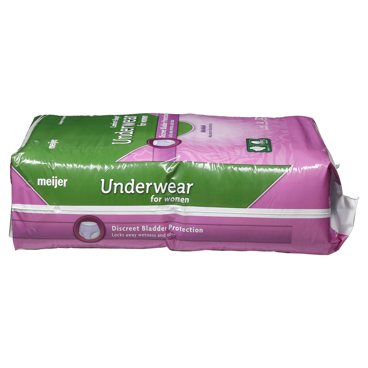 slide 2 of 6, Meijer Underwear for Women, Maximum Absorbency, Large, 32 ct