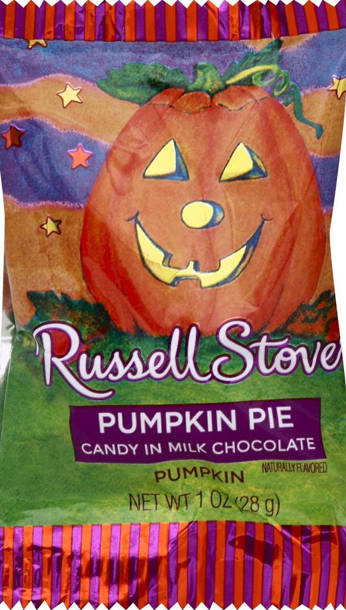 slide 5 of 5, Russell Stover Pumpkin Pie Candy in Milk Chocolate, 1 oz