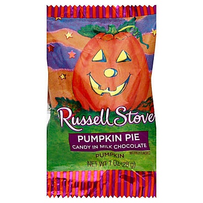 slide 1 of 1, Russell Stover Pumpkin Pie Candy in Milk Chocolate, 1 oz