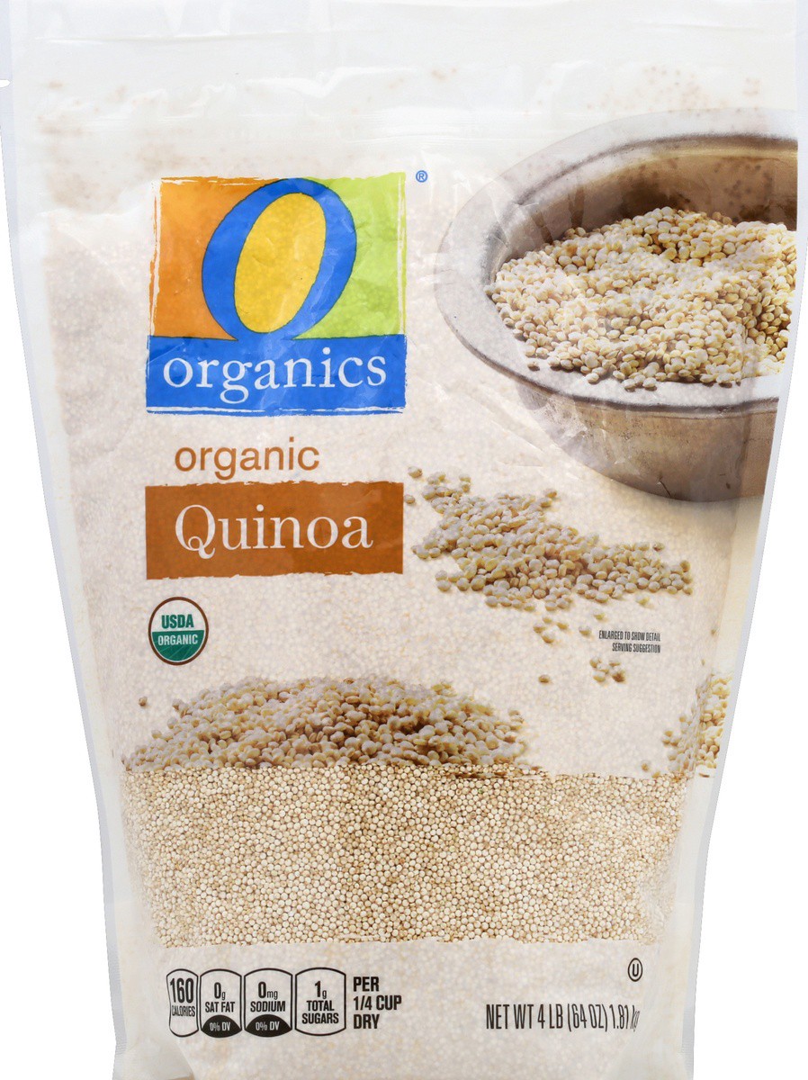 slide 2 of 2, O Orgnc Quinoa, 64 oz
