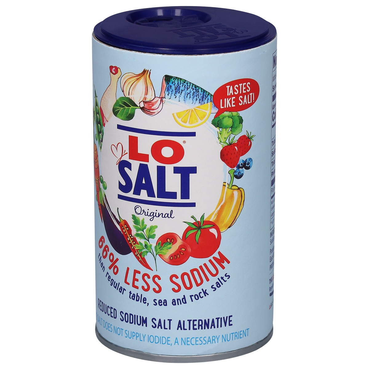 slide 2 of 9, Lo Salt Reduced Sodium Original Salt Alternatives 12.3 oz, 12.3 oz