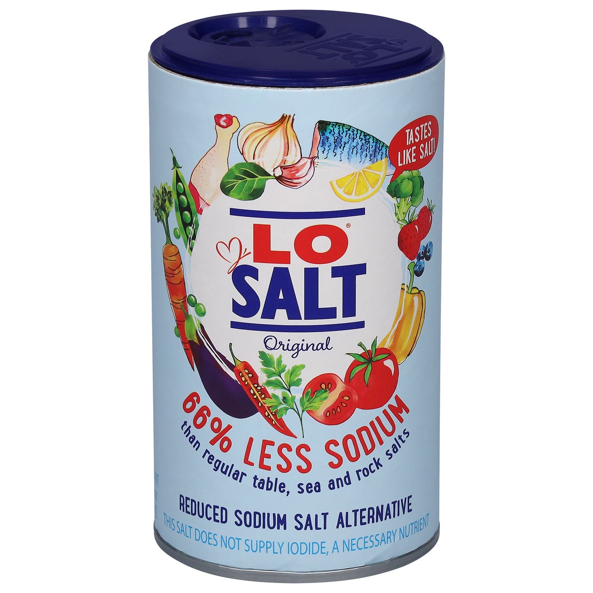 slide 1 of 9, Lo Salt Reduced Sodium Original Salt Alternatives 12.3 oz, 12.3 oz