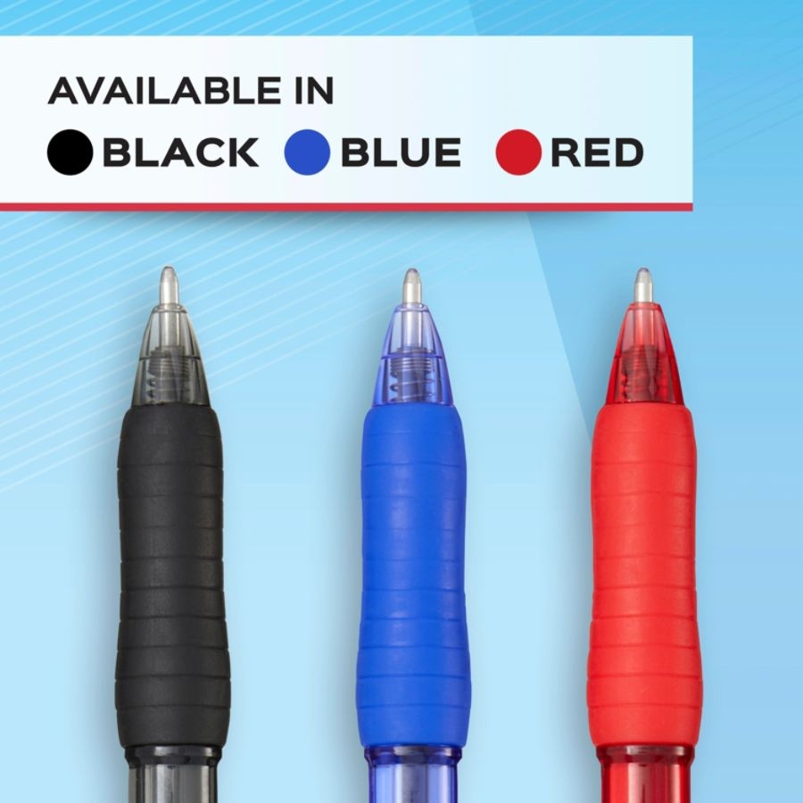 slide 3 of 5, Paper Mate Ballpoint Pen, Profile Retractable Pen, Medium Point (1.0Mm), Blue, 12 Count, 1 ct