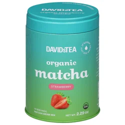 DavidsTea Organic Strawberry Matcha Drink Mix 2.29 oz