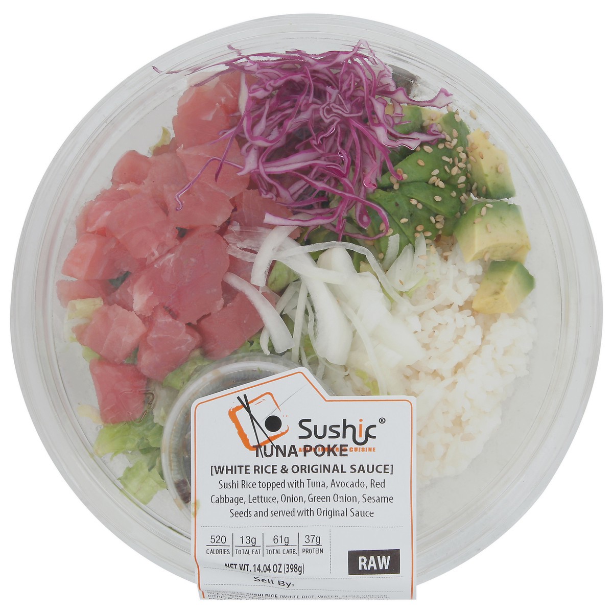 slide 1 of 2, Sushic Raw Tuna Poke 14.04 oz, 14.04 oz