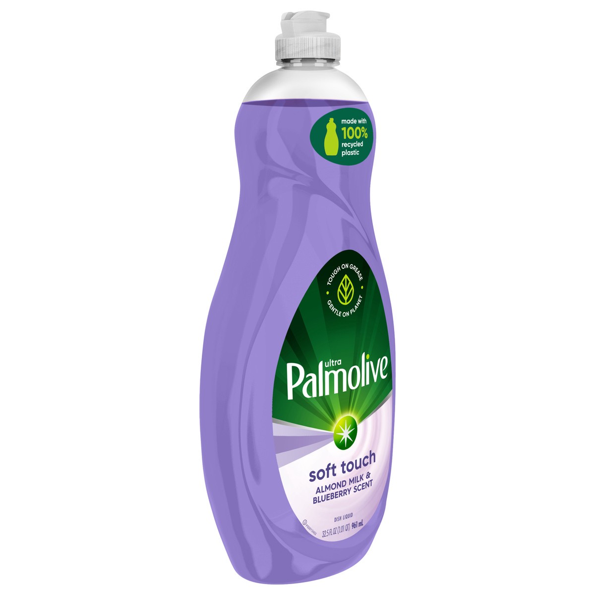 slide 8 of 8, Palmolive Ultra Dishwashing Liquid Dish Soap, Soft Touch Almond Milk & Blueberry Scent - 32.5 Fl. Oz., 32.50 fl oz