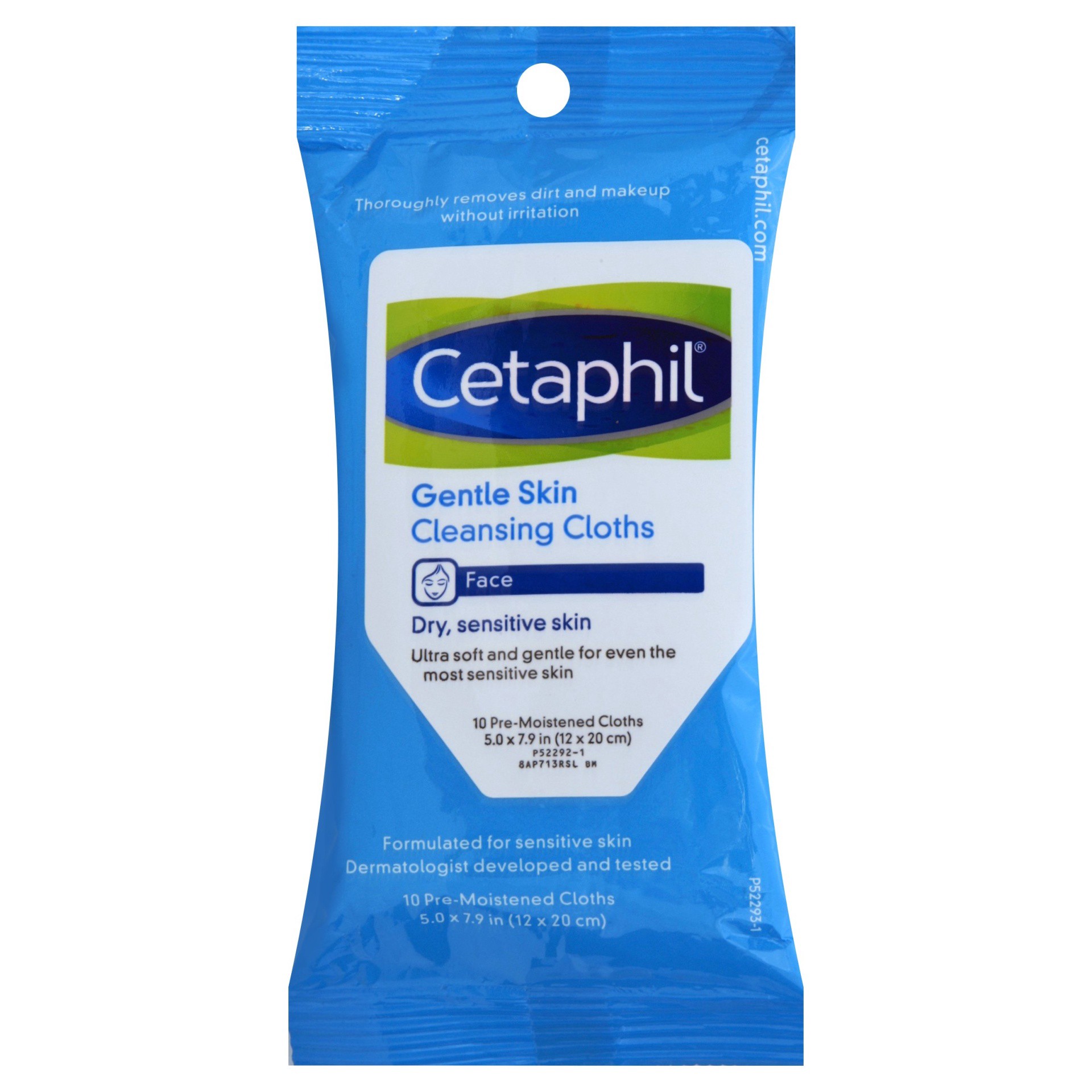 slide 1 of 2, Cetaphil Gentle Skin Cleansing Cloths 10 CT, 10 ct