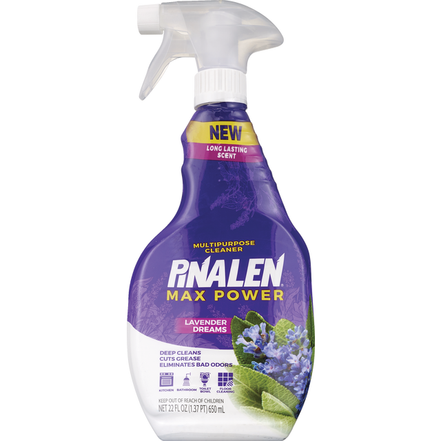 slide 1 of 1, Pinalen Max Power Multipurpose Cleaner Lavenderdrm (Trigger), 22 oz