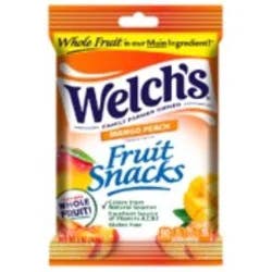 Welch's Mango Peach Fruit Snacks 5 oz Peg
