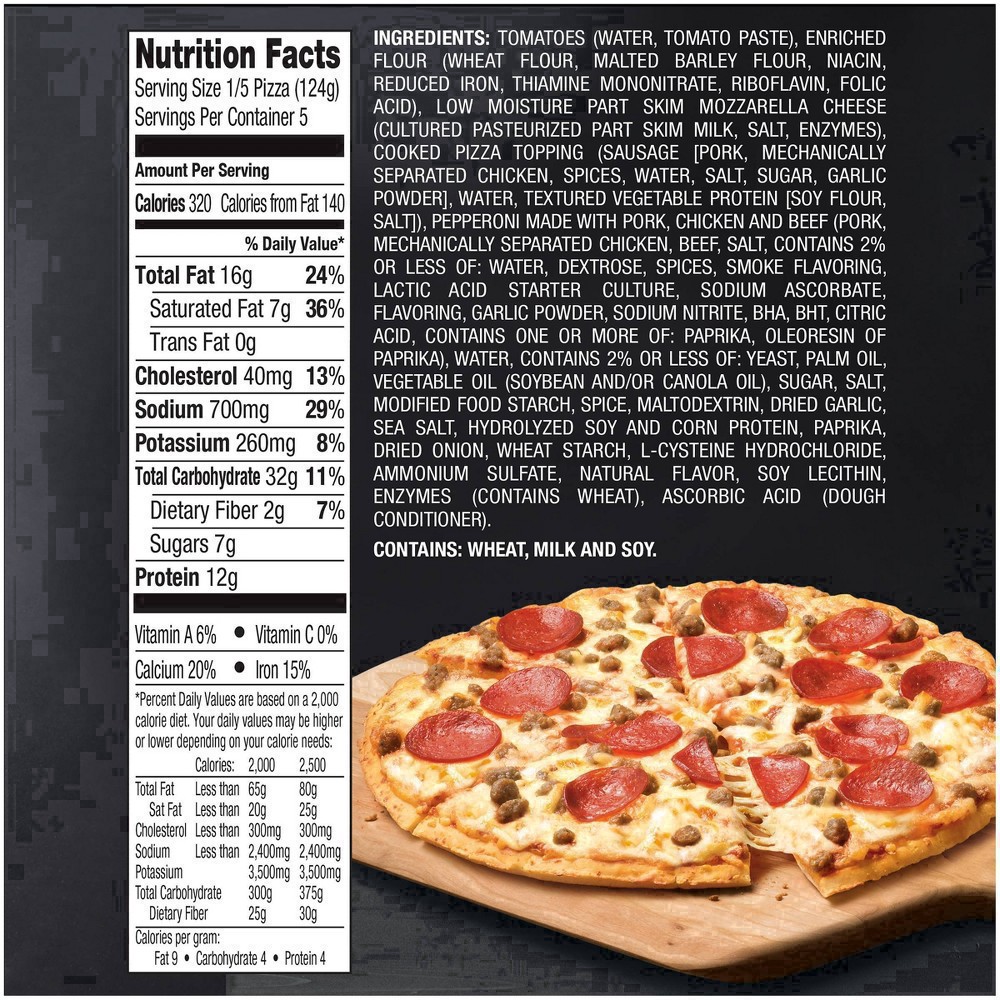 slide 45 of 49, Red Baron Frozen Pizza Classic Crust Sausage & Pepperoni, 21.95 oz