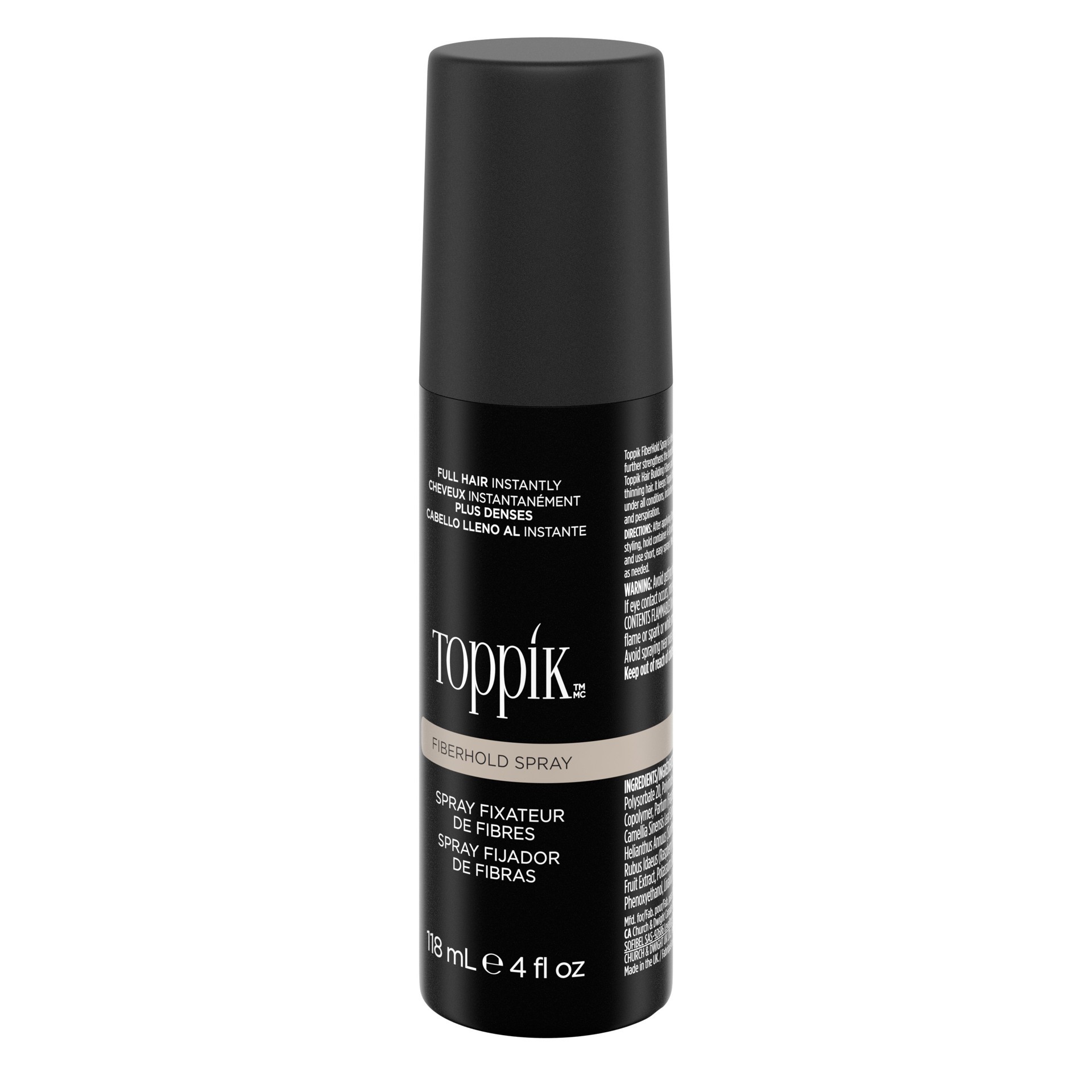 slide 2 of 5, Toppik Hair Spray 4 oz, 4 fl oz