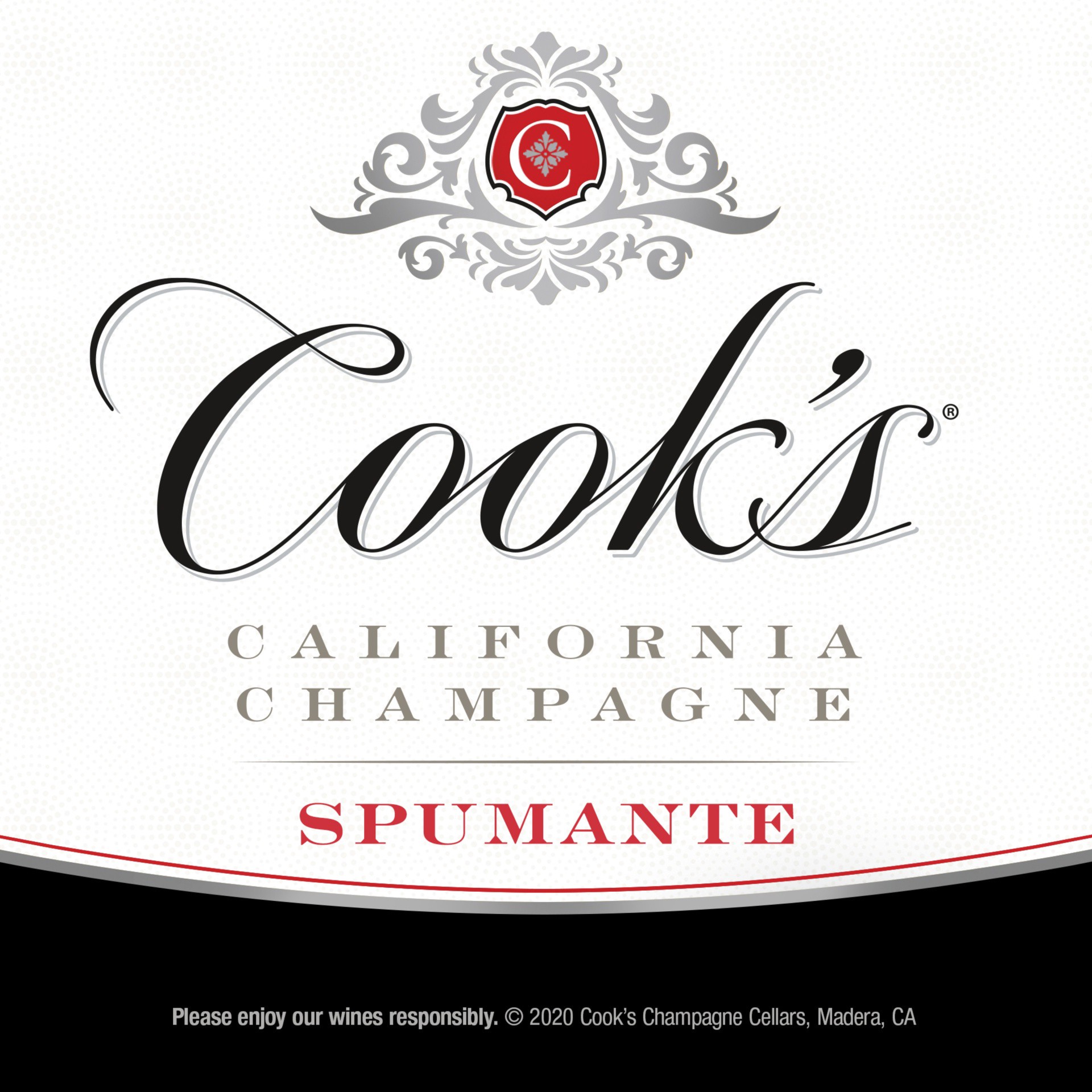 slide 7 of 7, Cook's California Champagne Spumante White Sparkling Wine, 4 pk 187 mL Mini Bottles, 25.29 fl oz