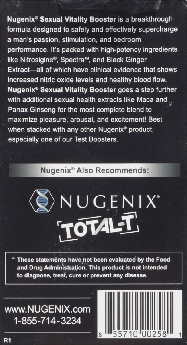 slide 13 of 13, Nugenix Sexual Vitality Booster 63 Capsules, 63 ct