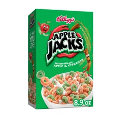 Kellogg''s Apple Jacks Breakfast Cereal, Kids Cereal, Family Breakfast, Original, 8.9oz Box (1 Box)