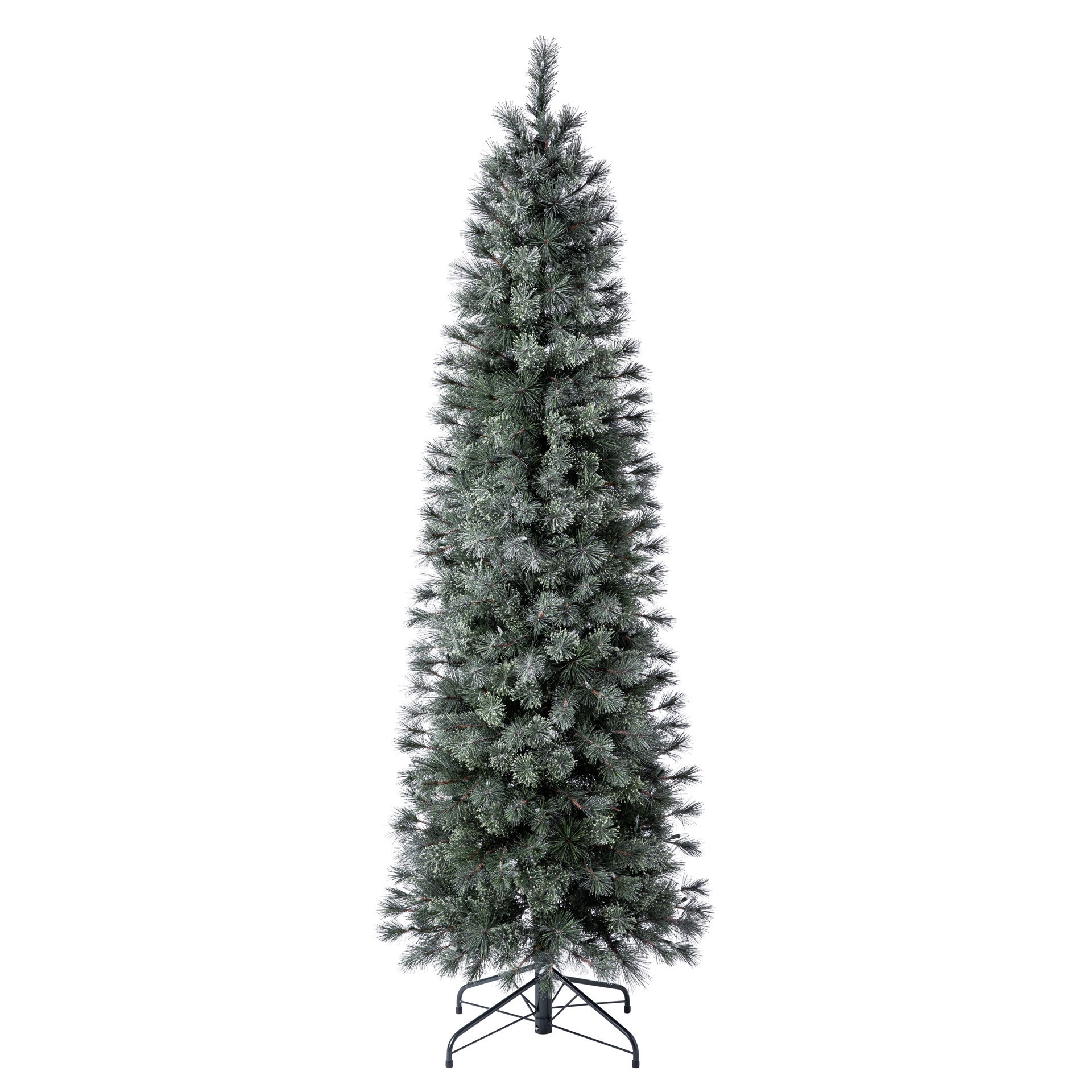 slide 5 of 7, 7ft. Pre-Lit Stella Pine Artificial Christmas Tree, Warm White Led Lights By Ashland, 7 ft