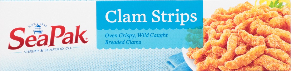 slide 4 of 9, SeaPak Clam Strips, 12 oz