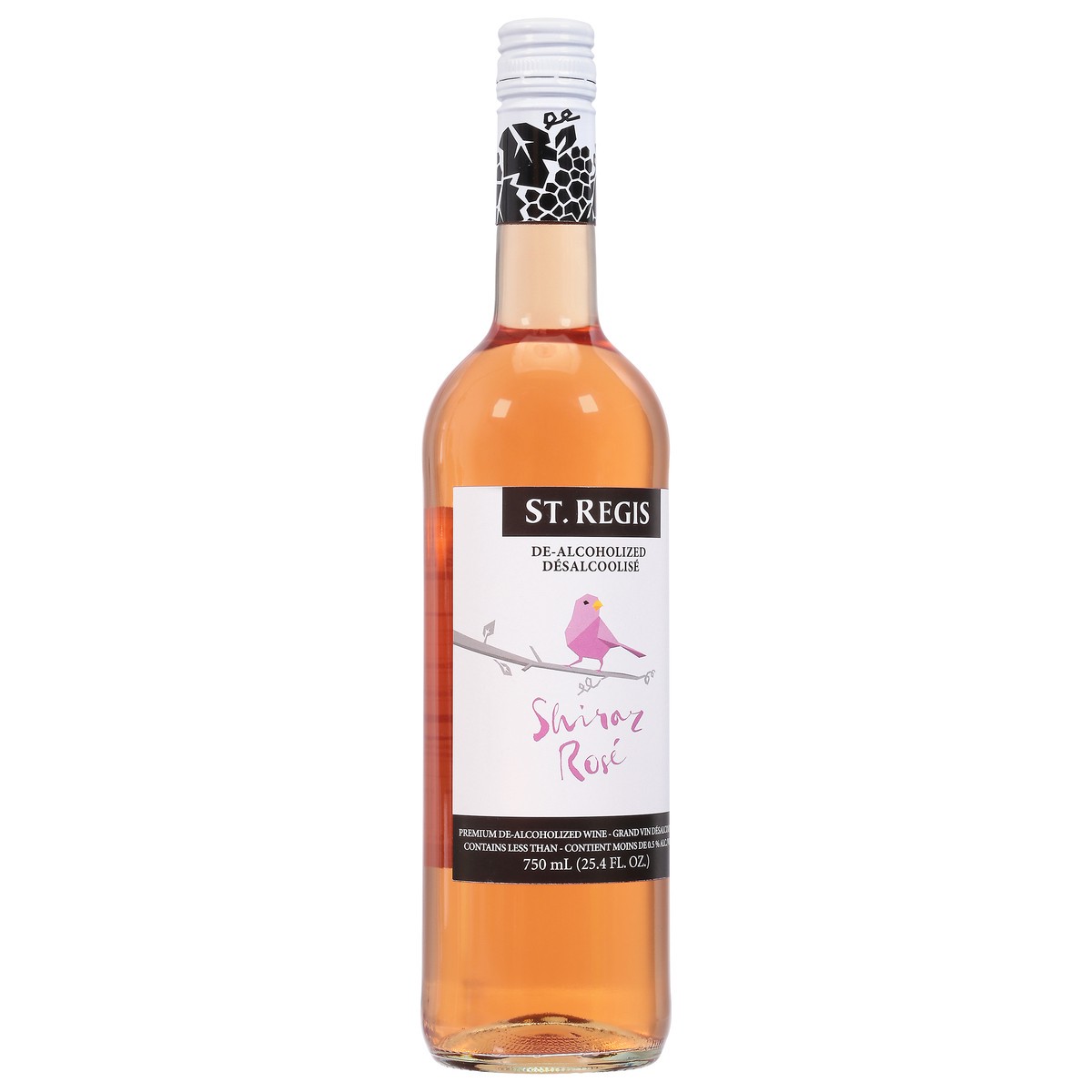 slide 8 of 14, St. Regis De- Alcoholized Shiraz Rose Shiraz Rose 25.4 fl oz, 25.4 fl oz