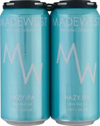 MadeWest Hazy IPA Beer 4 - 16 fl oz Cans