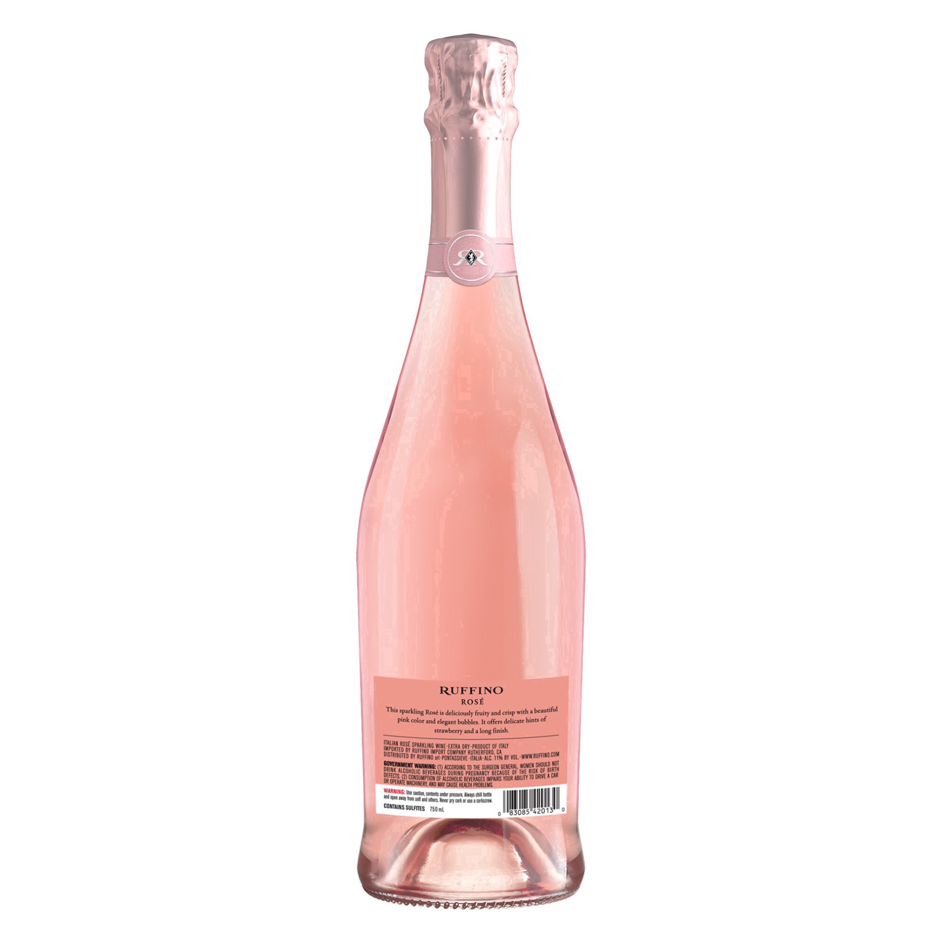 slide 6 of 25, Ruffino Lumina Prosecco DOC, Italian Rose Sparkling Wine, 750 mL Bottle, 25.36 fl oz