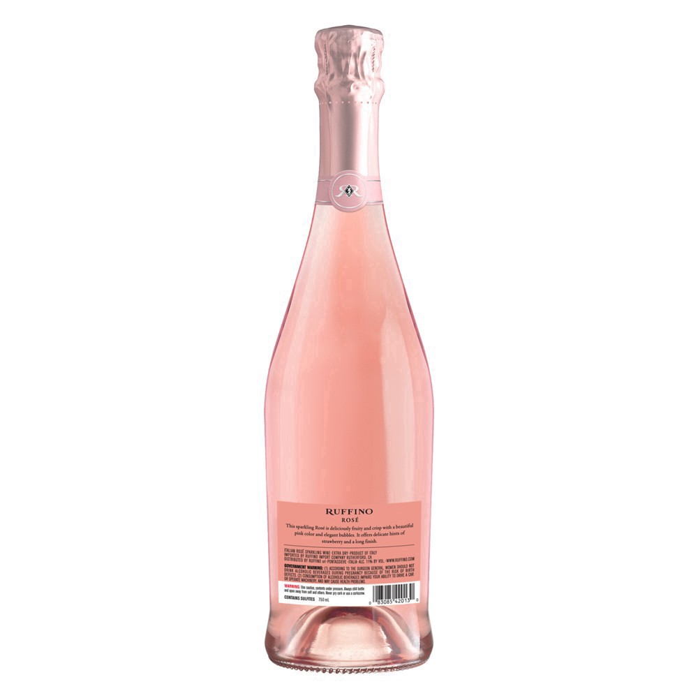 slide 12 of 25, Ruffino Prosecco DOC Italian Rose Sparkling Wine, 750 ml