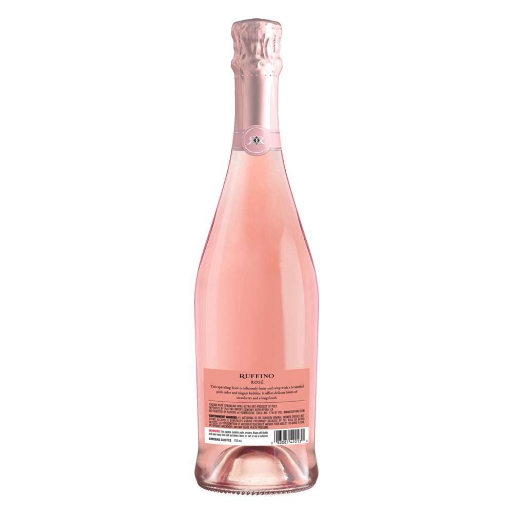 slide 6 of 25, Ruffino Prosecco DOC Italian Rose Sparkling Wine, 750 ml