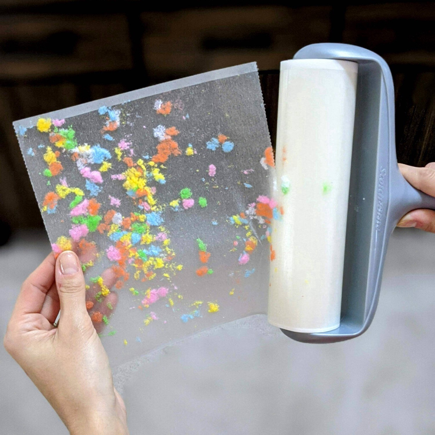 slide 4 of 28, Scotch-Brite Large Surface Lint Roller 50% Stickier - 60 Sheets, 1 ct