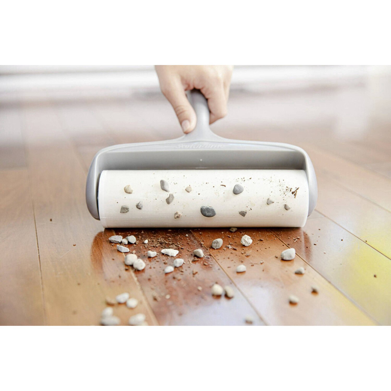 slide 9 of 28, Scotch-Brite Large Surface Lint Roller 50% Stickier - 60 Sheets, 1 ct