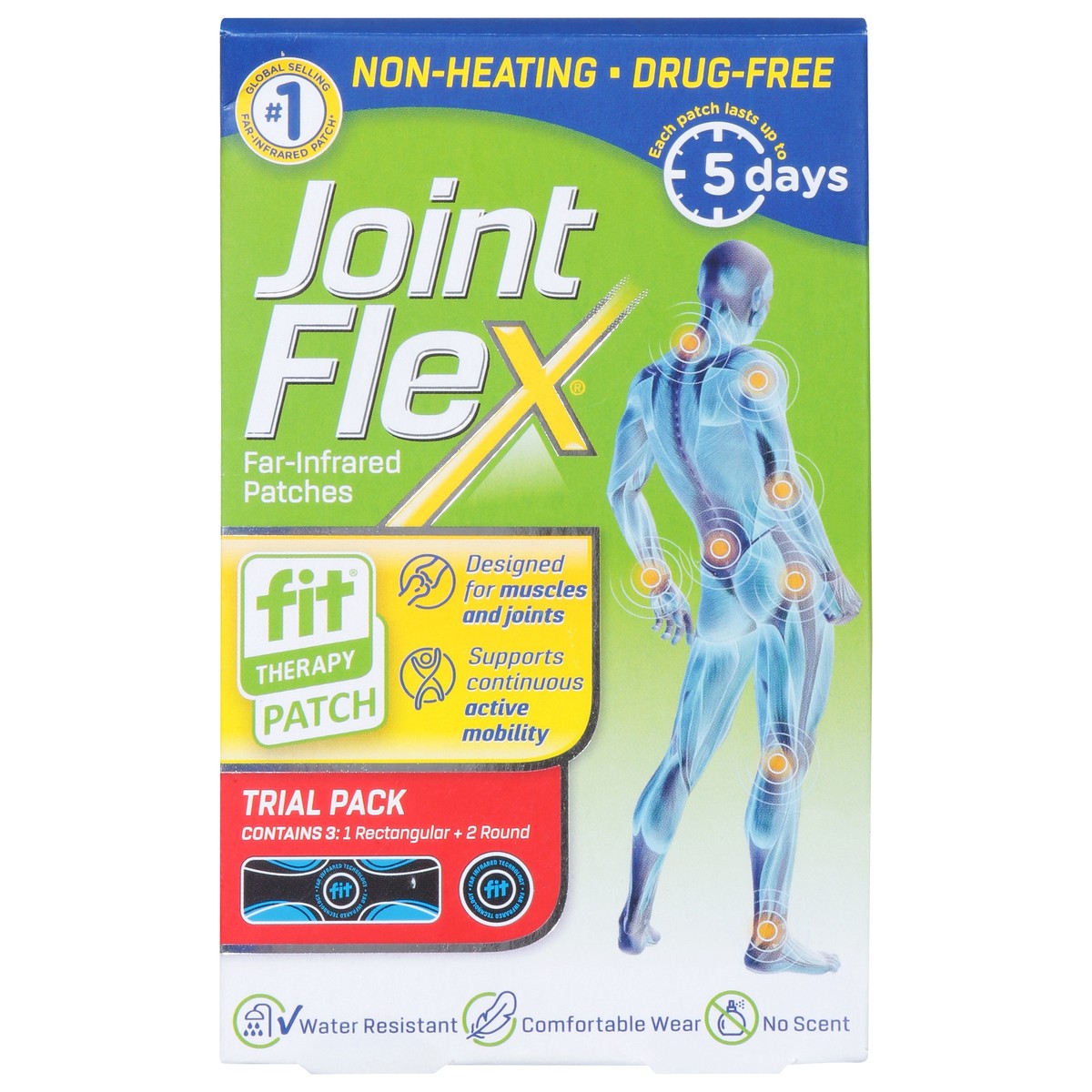 slide 8 of 13, JointFlex Far-Infrared Patches 3 ea, 3 ct