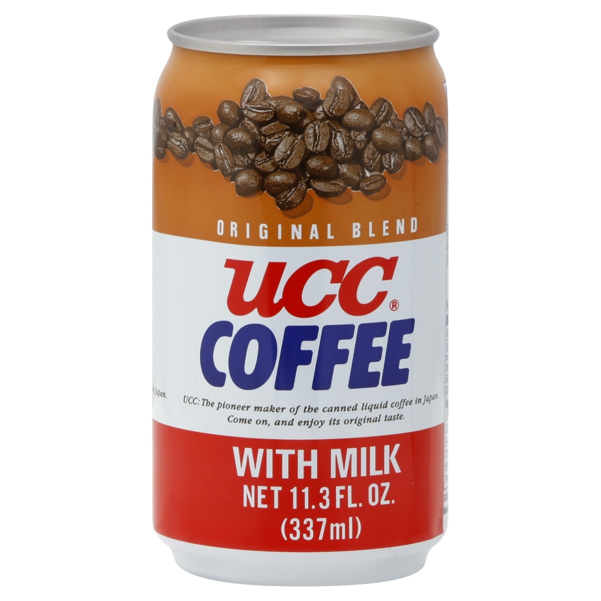 slide 1 of 1, UCC Coffee Original Blend with Milk, 11 fl oz