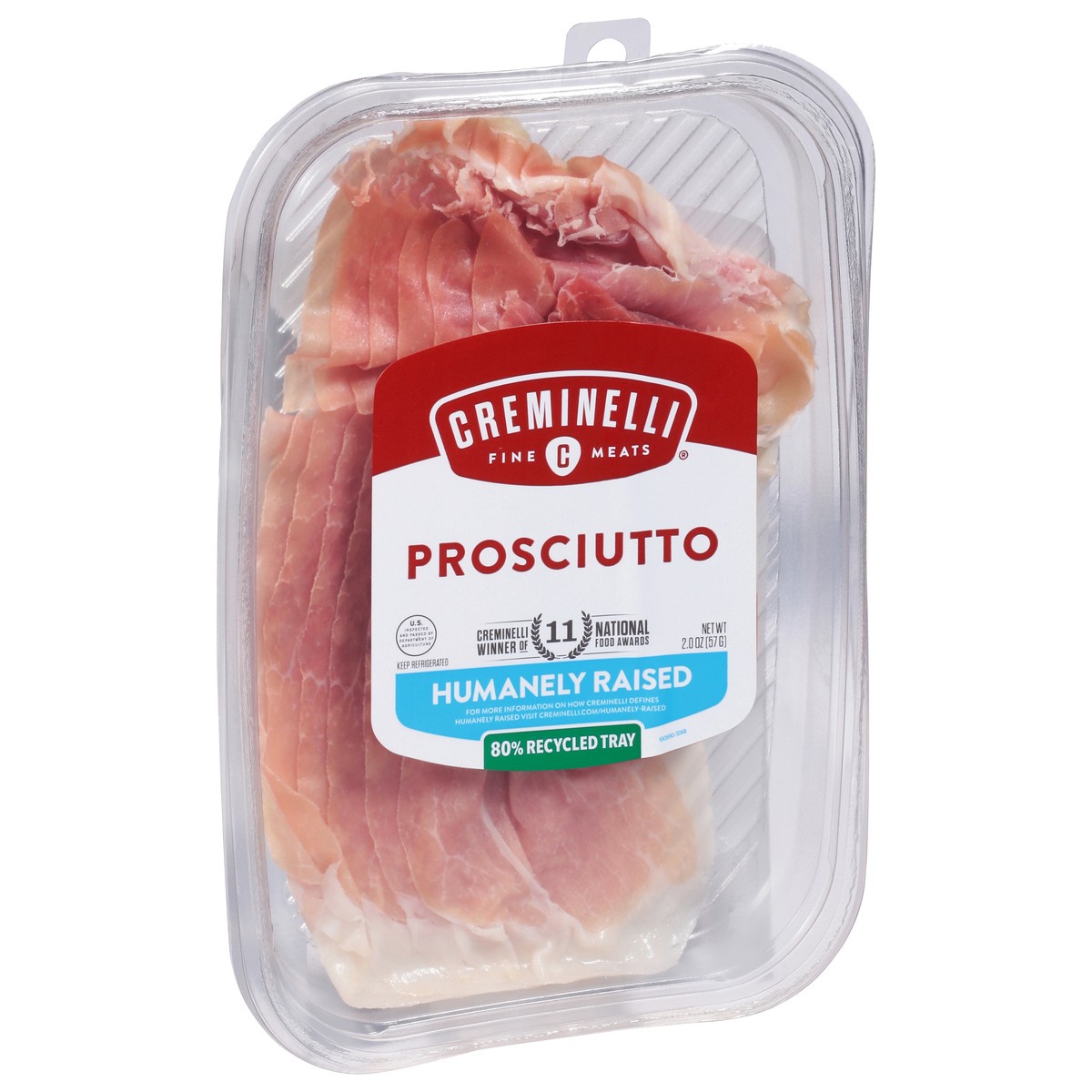 slide 7 of 12, Creminelli Fine Meats Sliced Prosciutto, 2 oz