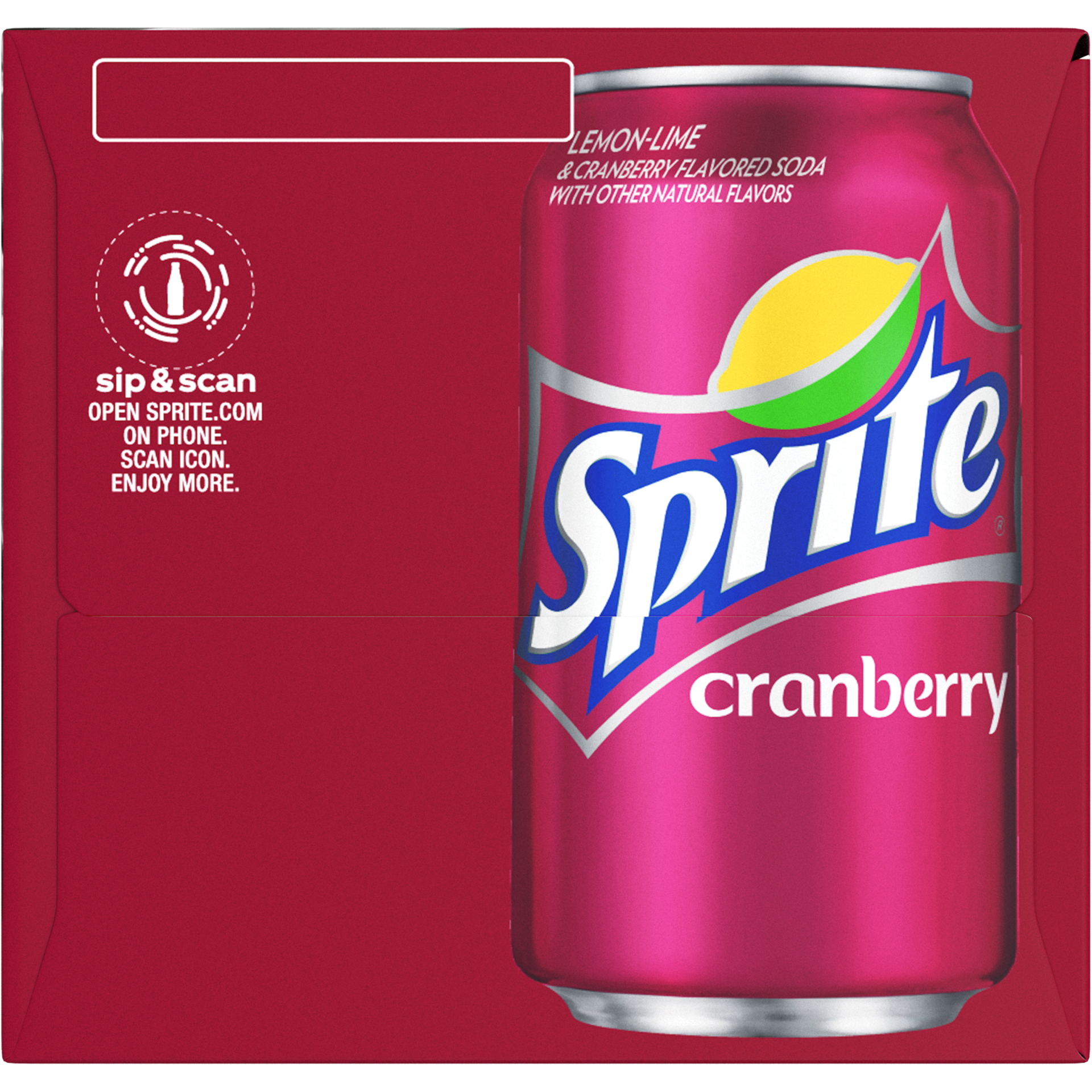 slide 4 of 4, Sprite Lemon Lime Cranberry Soda Soft Drinks, 12 fl oz, 12 Pack, 144 fl oz