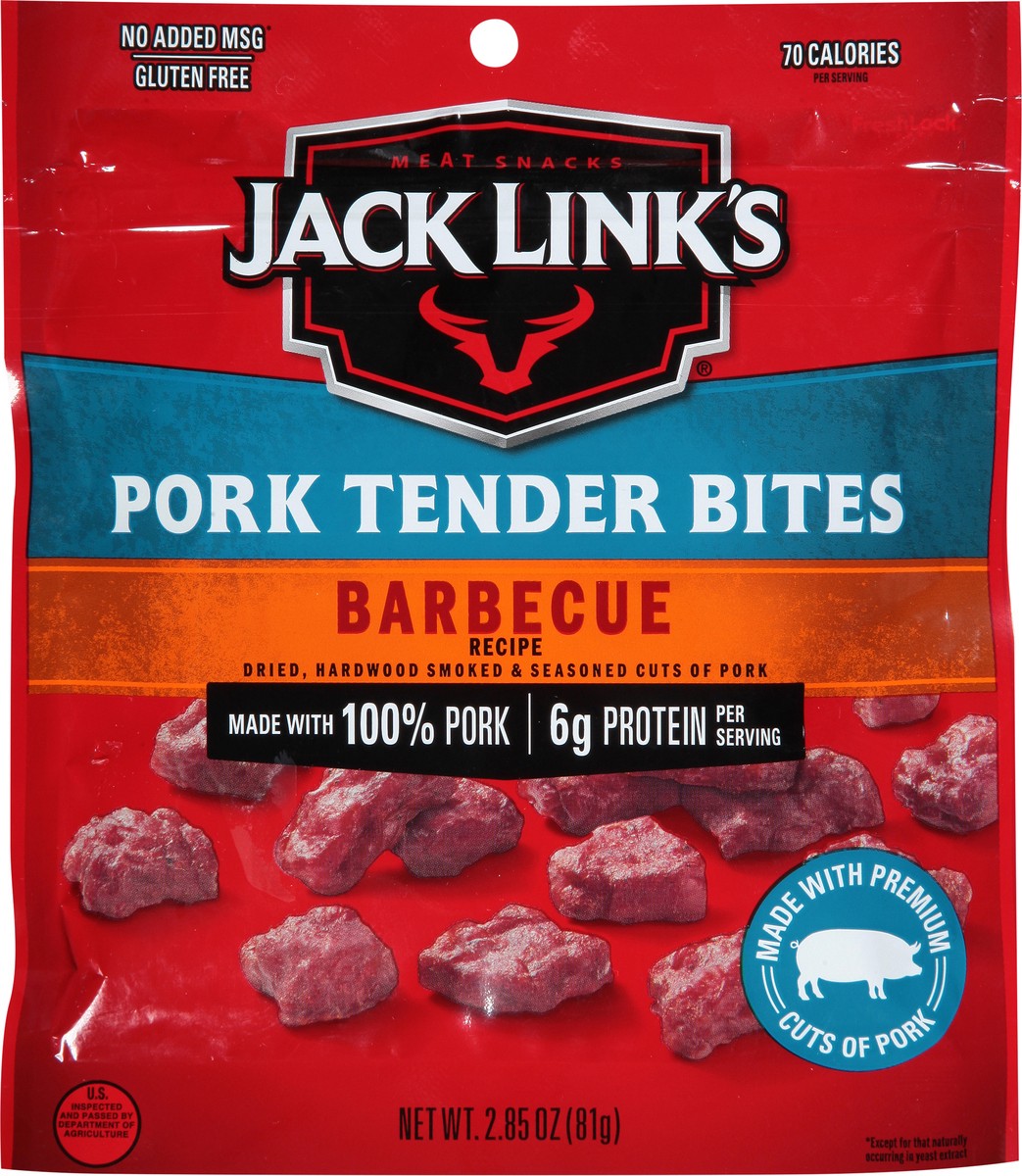 slide 8 of 9, Jack Link's Barbecue Pork Tender Bites- 2.85 oz, 4.5 oz
