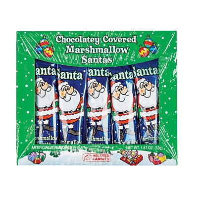 slide 1 of 1, Melster Choc. Covered Santa, 1.87 oz