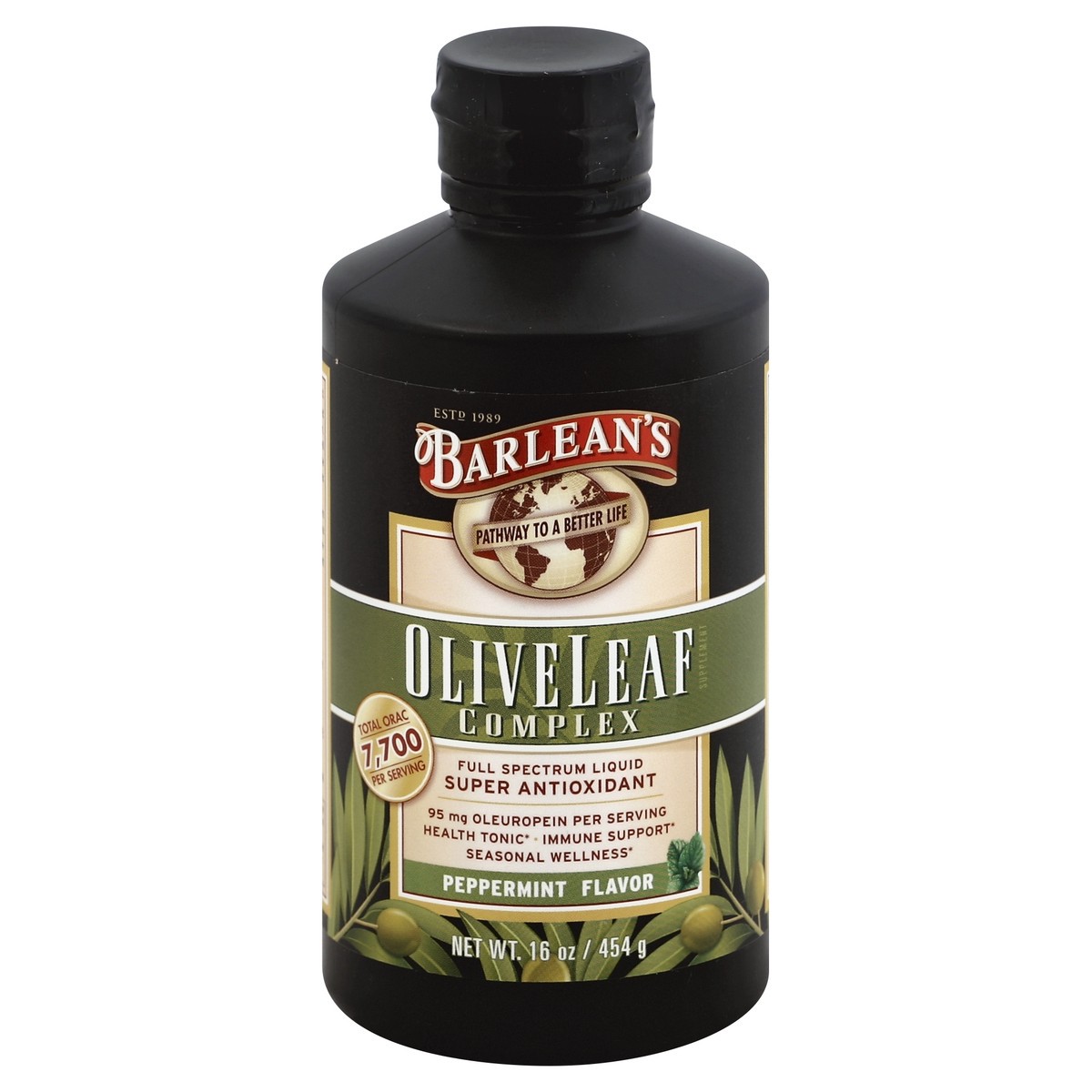 slide 3 of 3, Barlean's Olive Leaf Complex 16 oz, 16 oz