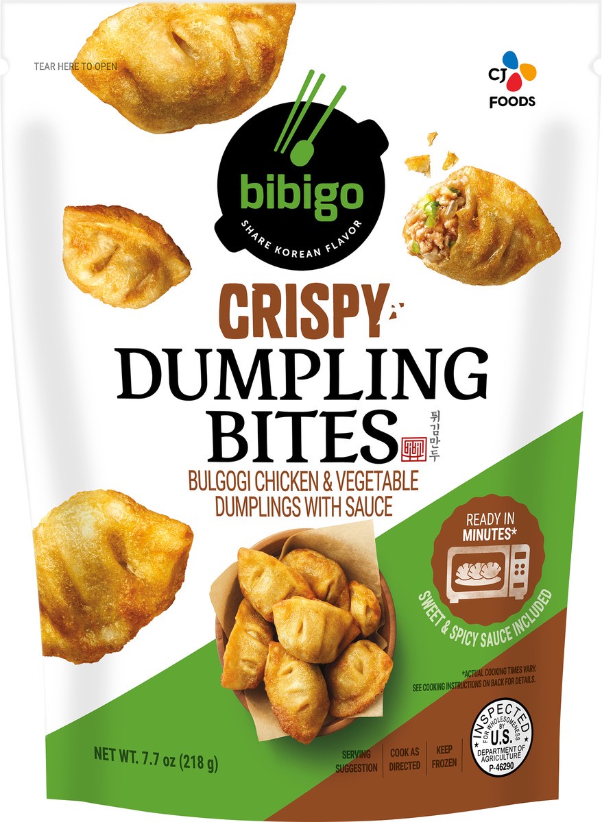 slide 2 of 7, Bibigo Bulgogi Chicken & Vegetable Crispy Dumpling Bites 7.7 oz, 7.7 oz