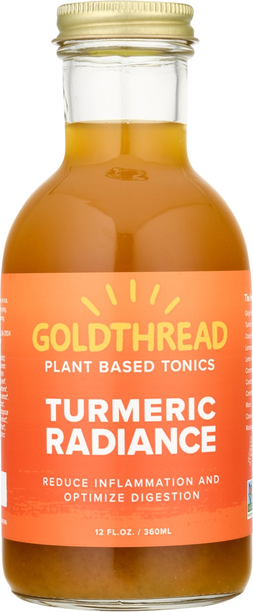 slide 7 of 9, Goldthread Plant Based Turmeric Radiance Tonics 12 fl oz, 12 fl oz