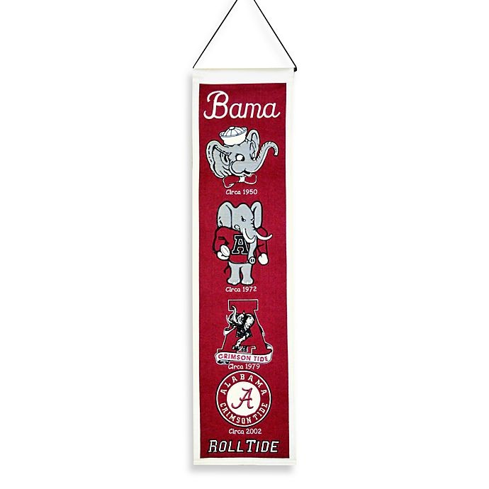 slide 1 of 1, NCAA University of Alabama Collegiate Heritage Banner, 1 ct