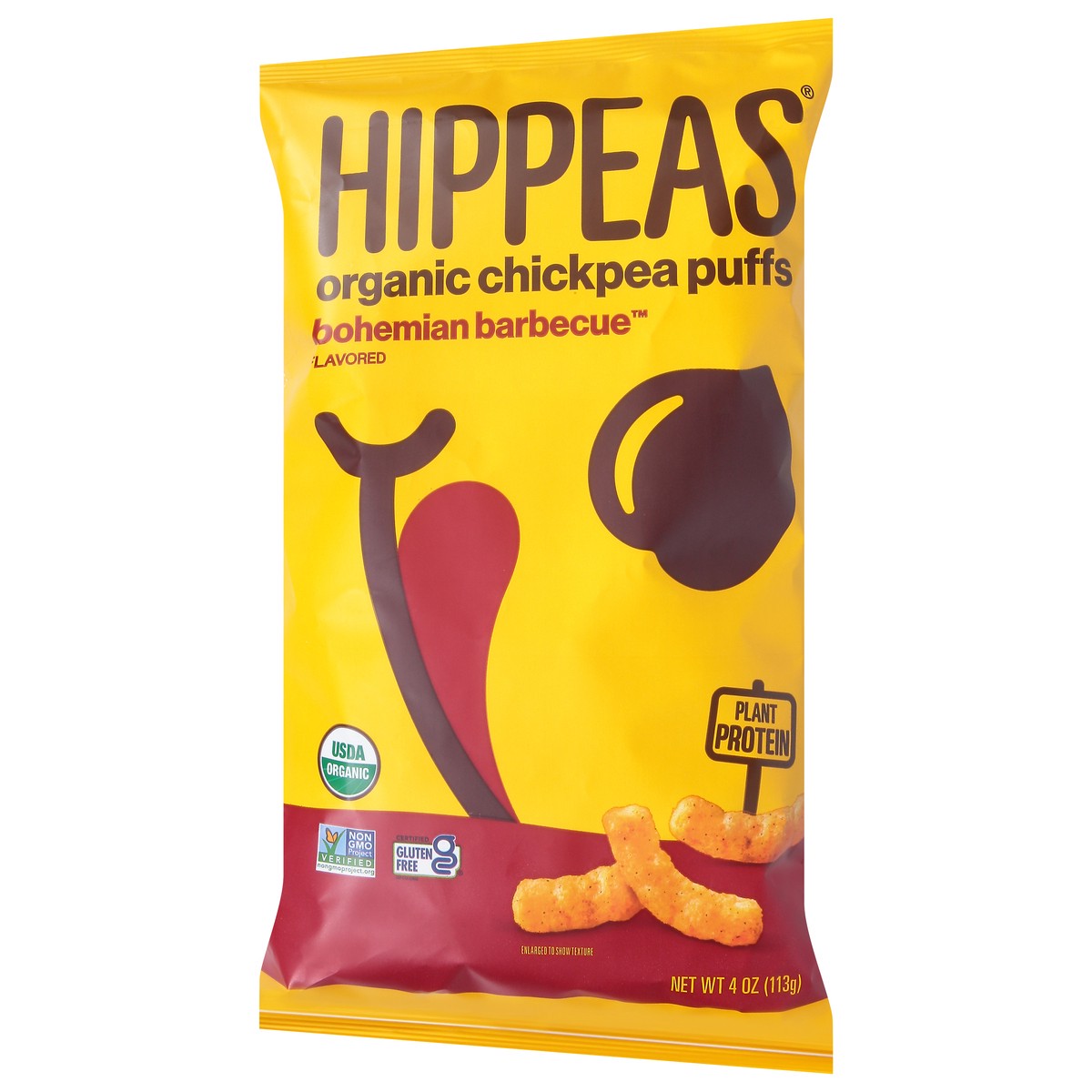 slide 2 of 14, HIPPEAS Organic Chickpea Puffs, Bohemian Barbecue, 4 oz