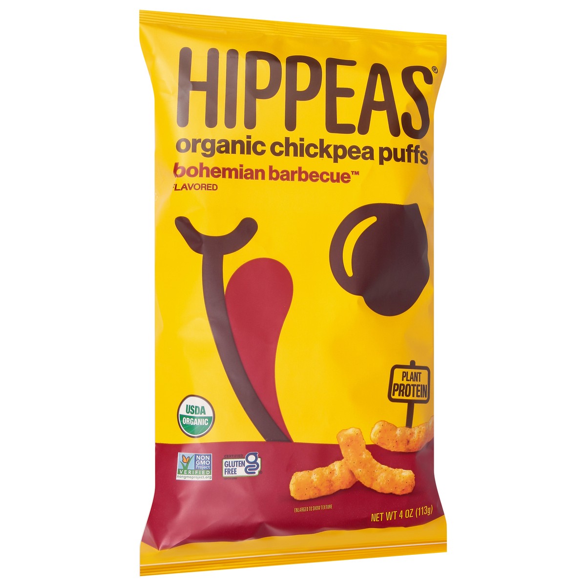 slide 5 of 14, HIPPEAS Organic Chickpea Puffs, Bohemian Barbecue, 4 oz