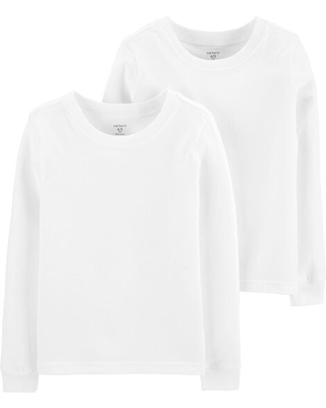 slide 1 of 3, Carter's Carters 2-Pack Cotton Undershirts White 10-12, 1 ct