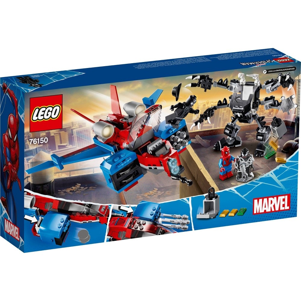 slide 6 of 7, LEGO Marvel Spider-Man Spider-Jet vs Venom Mech 76150 , 1 ct