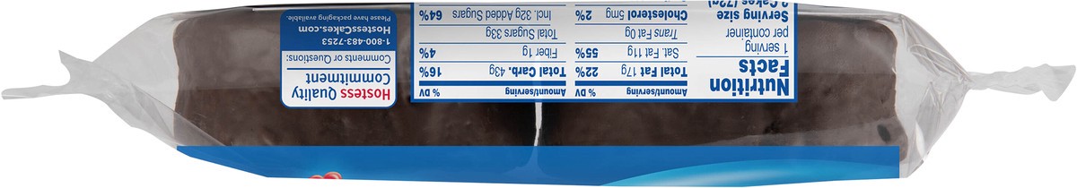 slide 7 of 9, HOSTESS Chocolate DING DONGS Single Serve, 2 Count, 2.55 oz, 2.55 oz