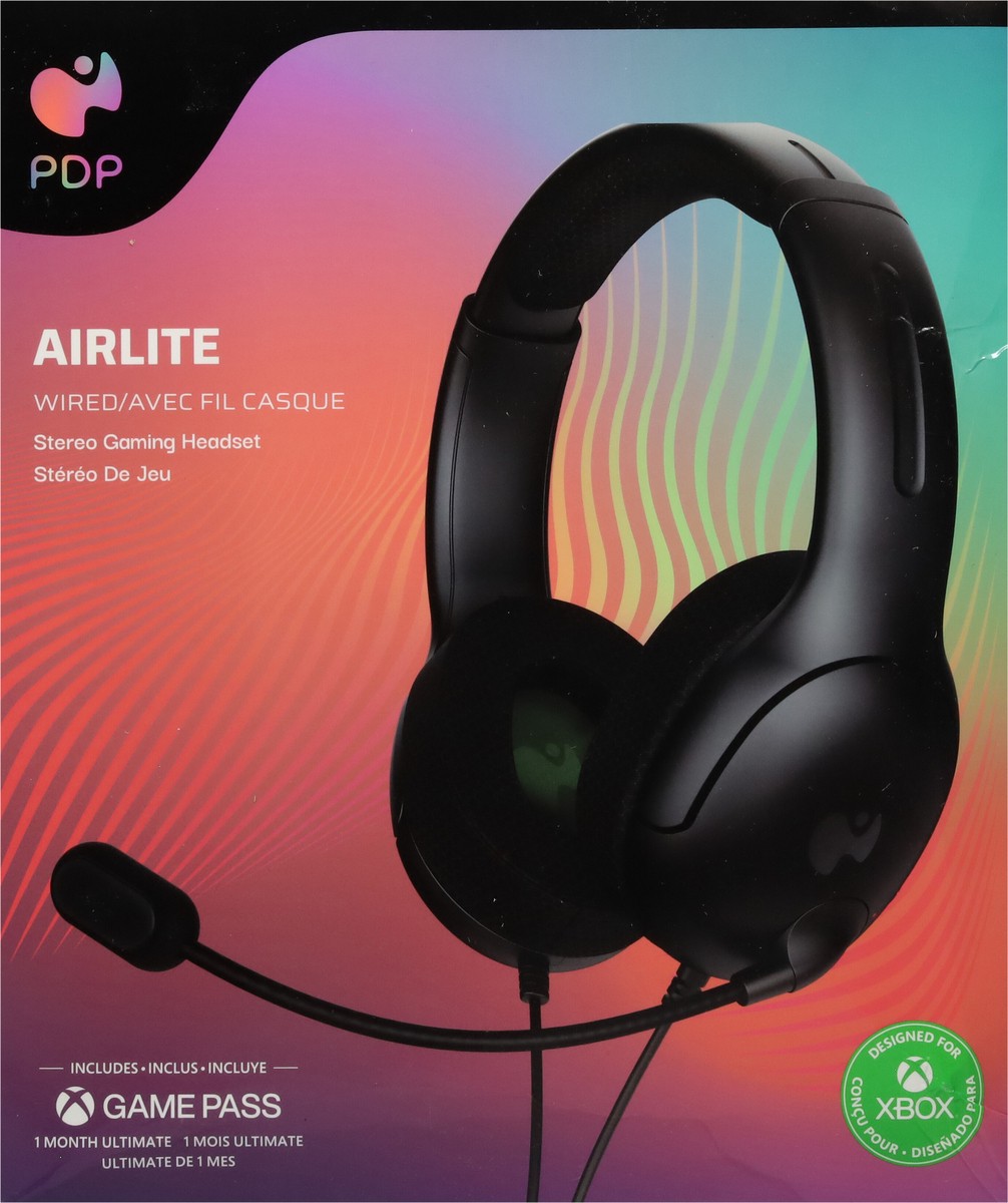 slide 9 of 12, PDP Airlite Wired Stereo Gaming Headset 1 ea, 1 ct